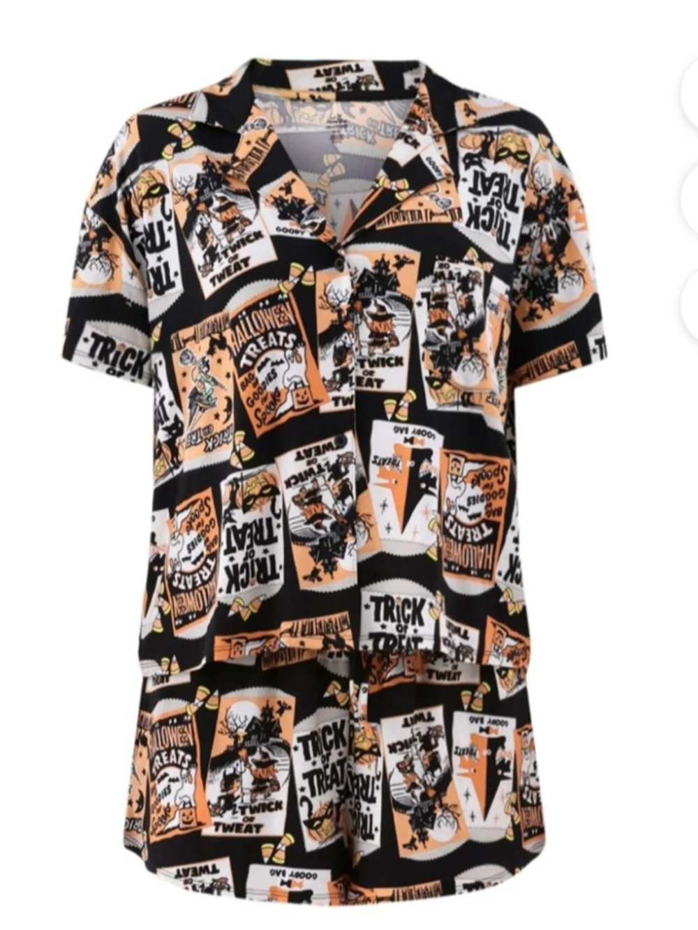 WAY TO CELEBRATE TRICK OR TREAT PAJAMAS BLACK VARIOUS SIZES (NEW WITH TAGS) A26